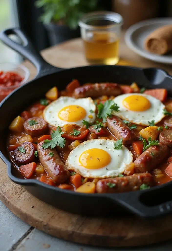 30 Italian Sausage Dinner Recipes Perfect for Weeknights - 14. Italian Sausage and Egg Breakfast Skillet