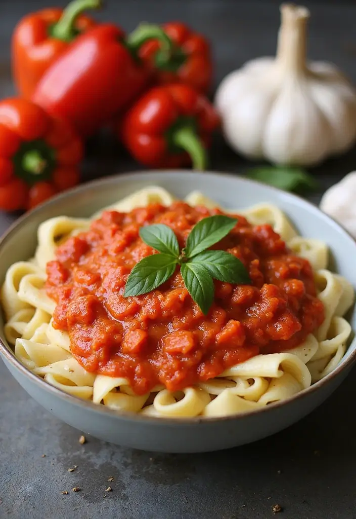 30 Italian Spaghetti Sauce Recipes That Are Simply the Best 11 30 Italian Spaghetti Sauce Recipes That Are Simply the Best - 11. Roasted Red Pepper Sauce