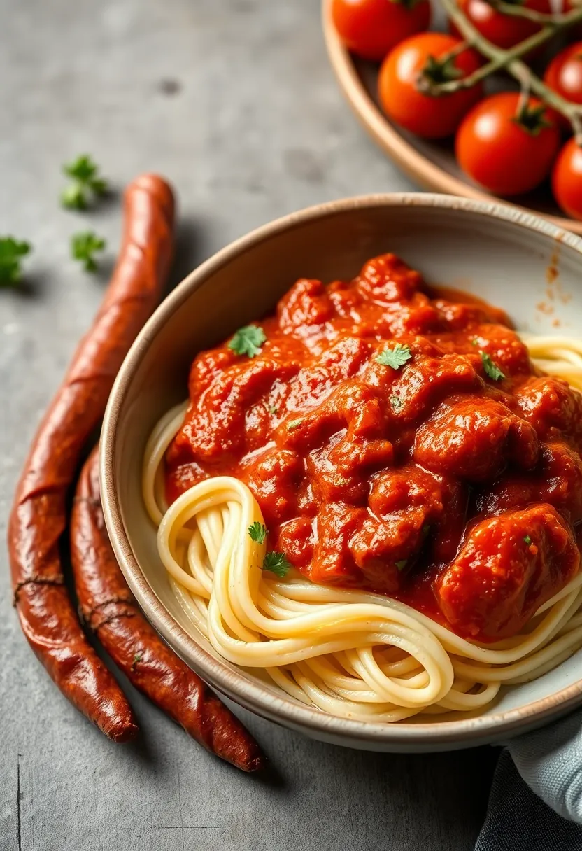 30 Italian Spaghetti Sauce Recipes That Are Simply the Best 26 30 Italian Spaghetti Sauce Recipes That Are Simply the Best - 26. Chorizo Sauce