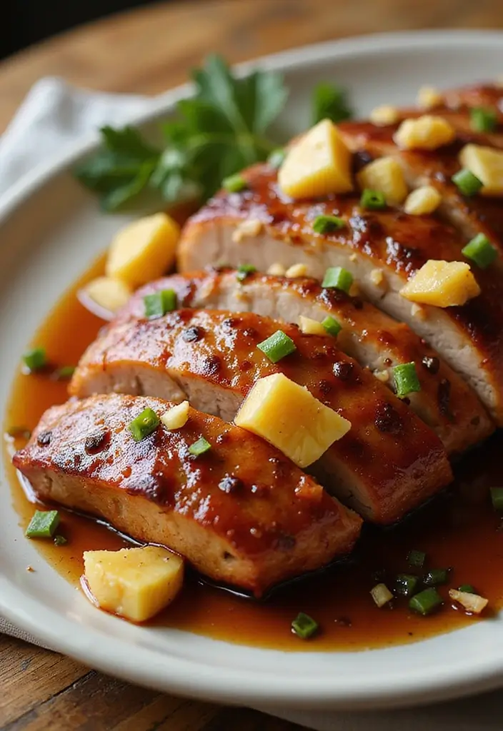 30 Juicy and Flavorful Italian Pork Loin Recipes for Special Occasions 15 30 Juicy and Flavorful Italian Pork Loin Recipes for Special Occasions - 15. Italian Pineapple Teriyaki Pork Loin