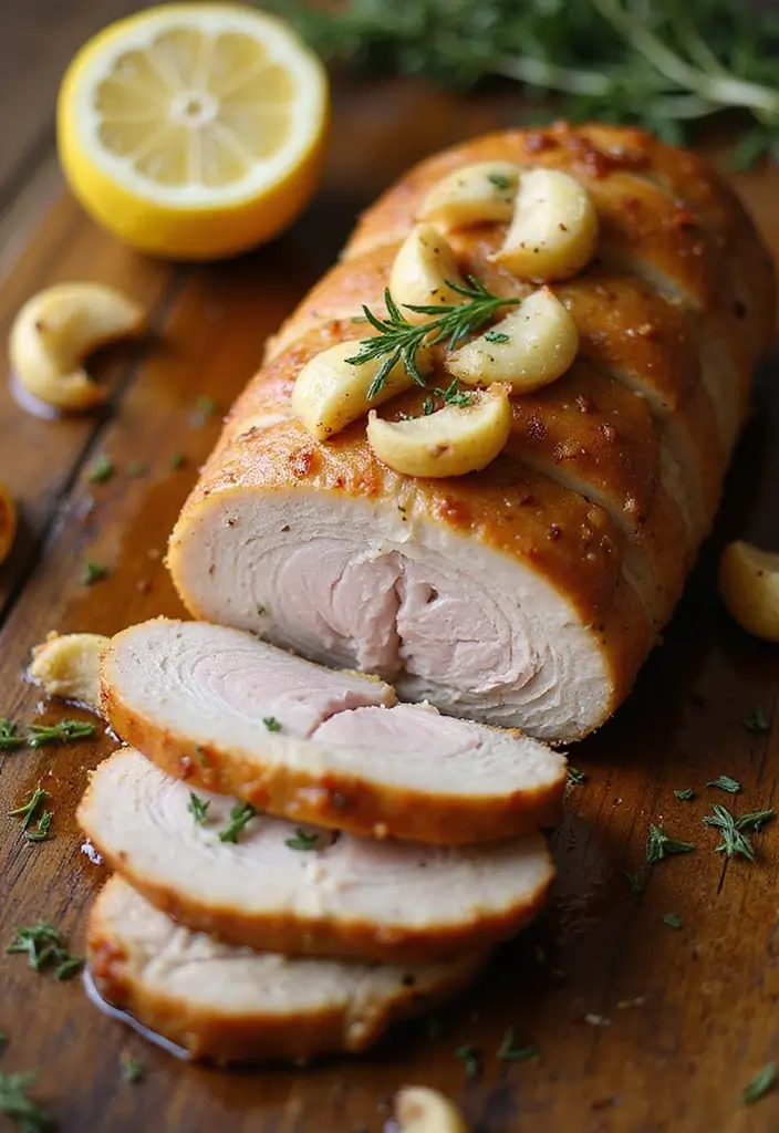 30 Juicy and Flavorful Italian Pork Loin Recipes for Special Occasions 23 30 Juicy and Flavorful Italian Pork Loin Recipes for Special Occasions - 23. Italian Roasted Garlic and Lemon Pork Loin