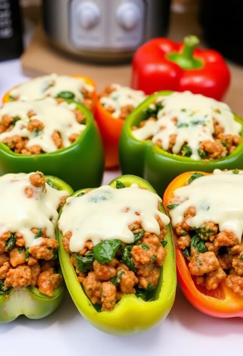 30 Keto Italian Sausage Recipes Low Carb and Full of Flavor 5 30 Keto Italian Sausage Recipes Low Carb and Full of Flavor - 5. Keto Italian Sausage and Spinach Stuffed Peppers