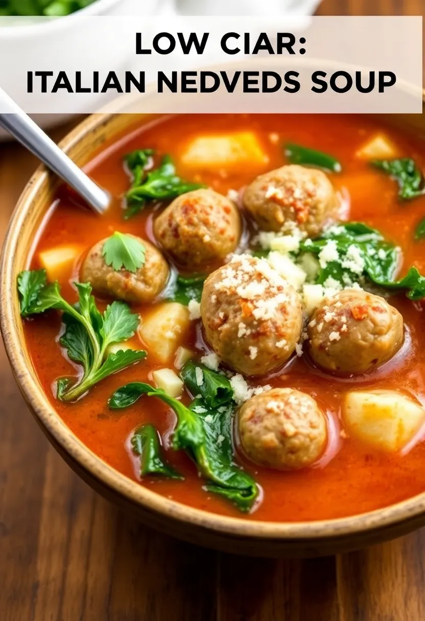 30+ Low Carb Italian Recipes Healthy and Delicious 29 30+ Low Carb Italian Recipes Healthy and Delicious - 29. Low Carb Italian Wedding Soup