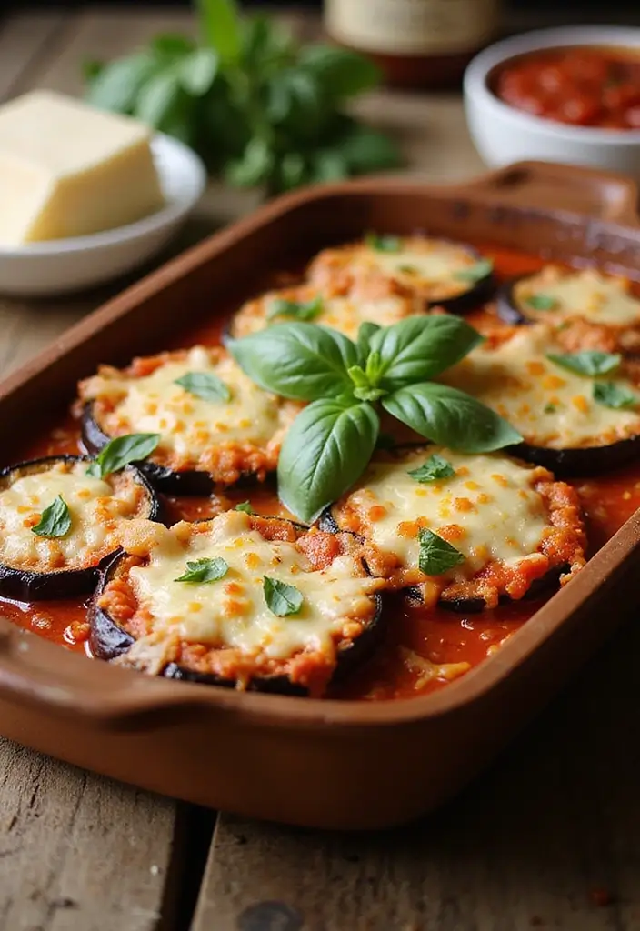 30+ Low Carb Italian Recipes Healthy and Delicious 3 30+ Low Carb Italian Recipes Healthy and Delicious - 3. Eggplant Parmesan