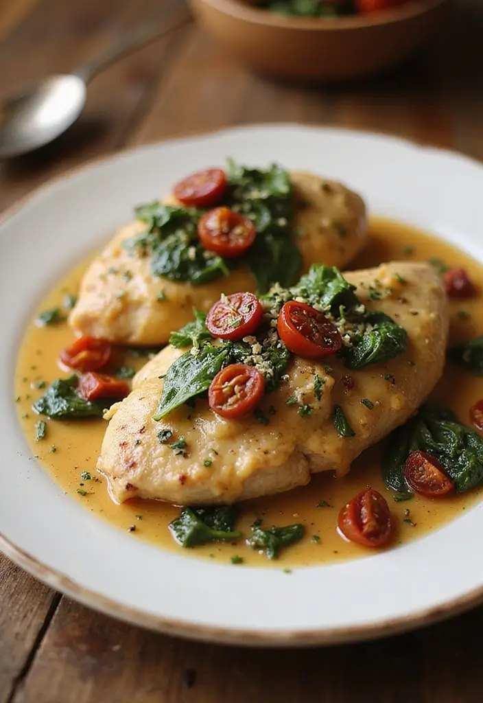 30+ Low Carb Italian Recipes Healthy and Delicious 9 30+ Low Carb Italian Recipes Healthy and Delicious - 9. Creamy Tuscan Chicken