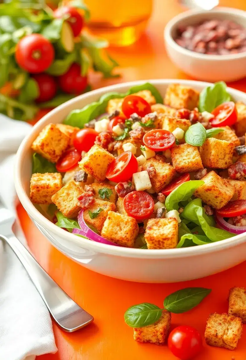 30+ Pasta Salad Recipes with Italian Dressing and Pepperoni Perfect for Parties 25 30+ Pasta Salad Recipes with Italian Dressing and Pepperoni Perfect for Parties - 25. Italian Salad with Pepperoni Croutons