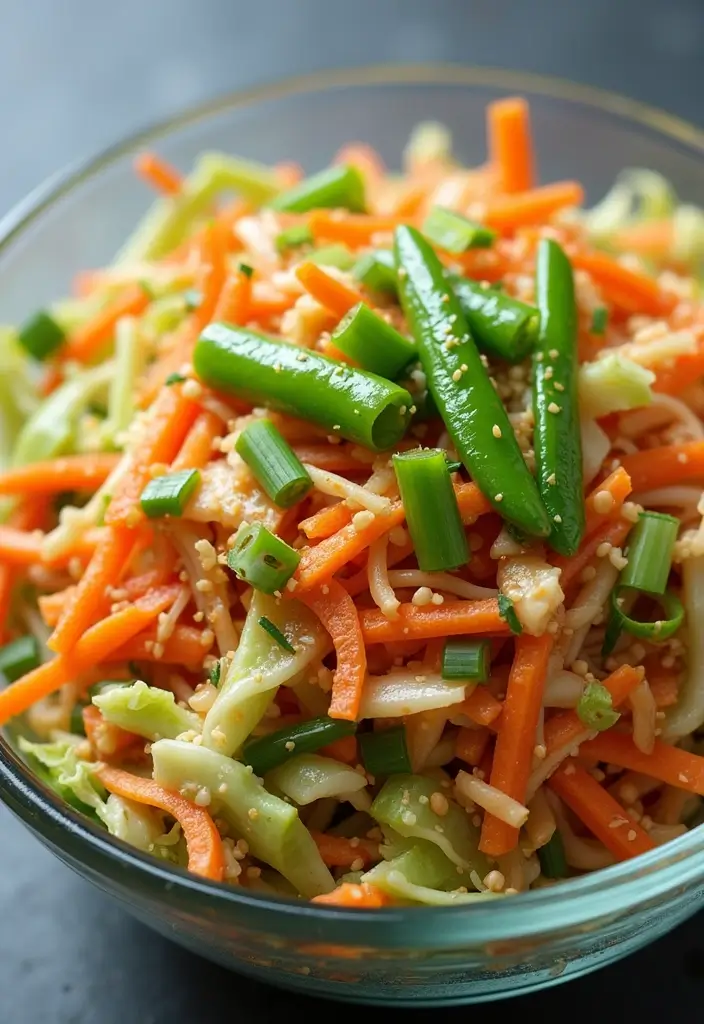 30 Salad Recipes with Italian Dressing Perfect for Summer Meals - 12. Asian-Inspired Italian Salad