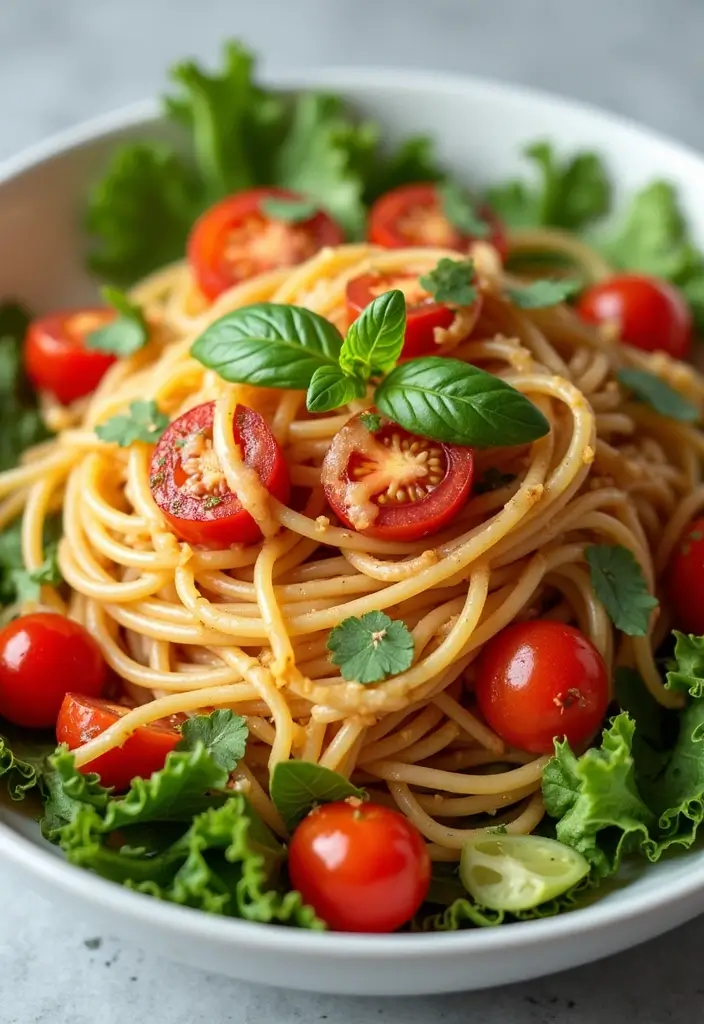 30 Zesty Italian Pasta Salad Recipes That Always Impress 17 30 Zesty Italian Pasta Salad Recipes That Always Impress - 17. Spaghetti Salad with Italian Dressing