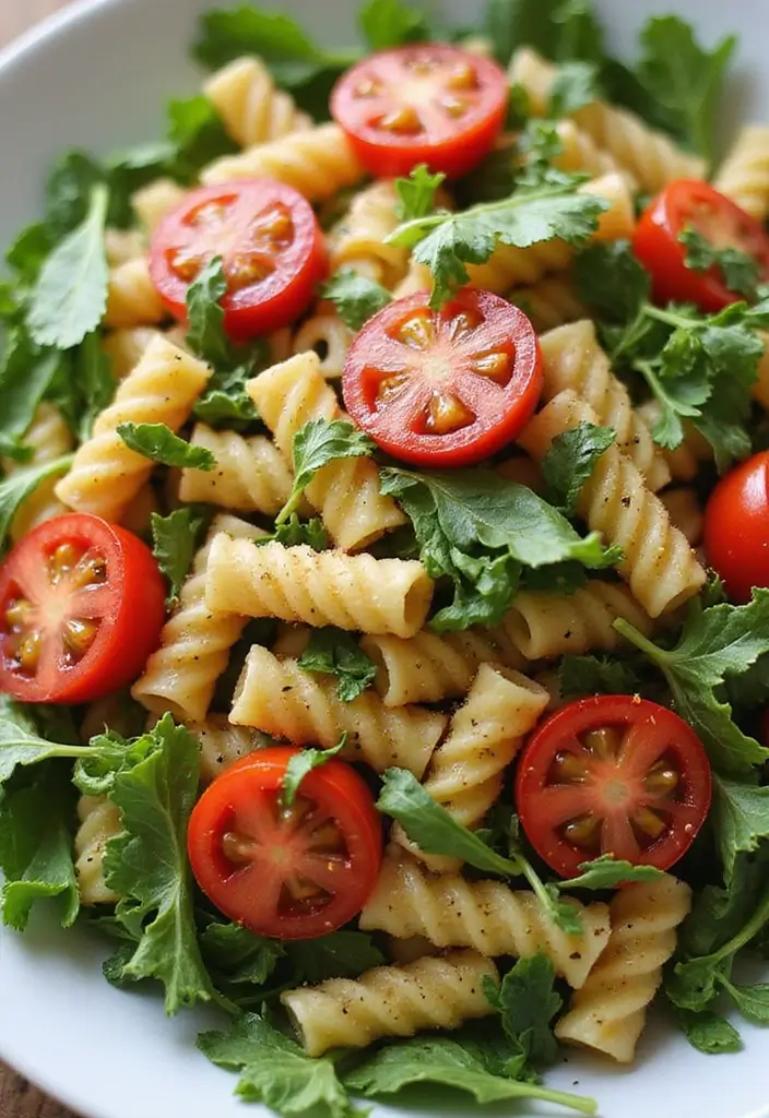 30 Zesty Italian Pasta Salad Recipes That Always Impress 24 30 Zesty Italian Pasta Salad Recipes That Always Impress - 24. Cherry Tomato and Arugula Pasta Salad
