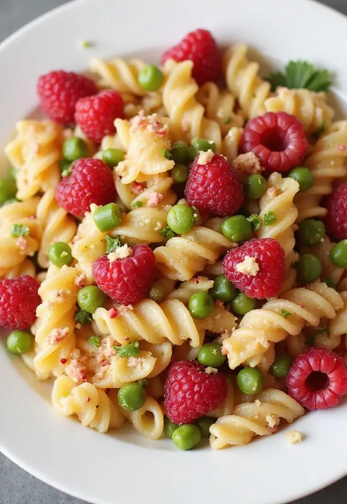 30 Zesty Italian Pasta Salad Recipes That Always Impress 30 30 Zesty Italian Pasta Salad Recipes That Always Impress - 30. Raspberry Vinaigrette Pasta Salad