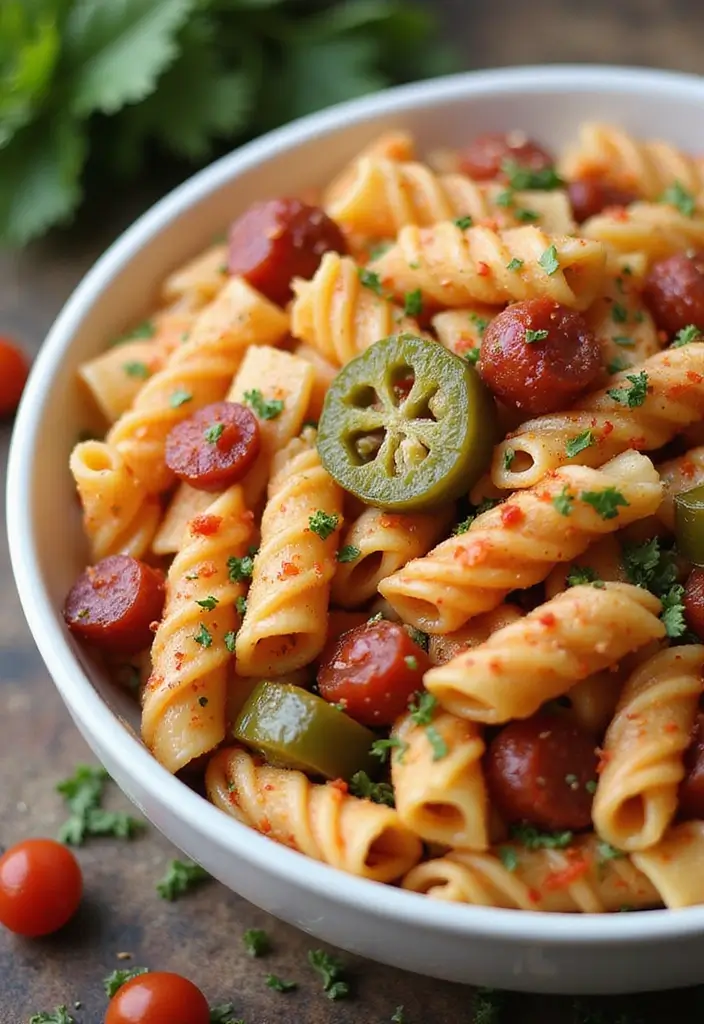 30 Zesty Italian Pasta Salad Recipes That Always Impress 6 30 Zesty Italian Pasta Salad Recipes That Always Impress - 6. Spicy Italian Pasta Salad