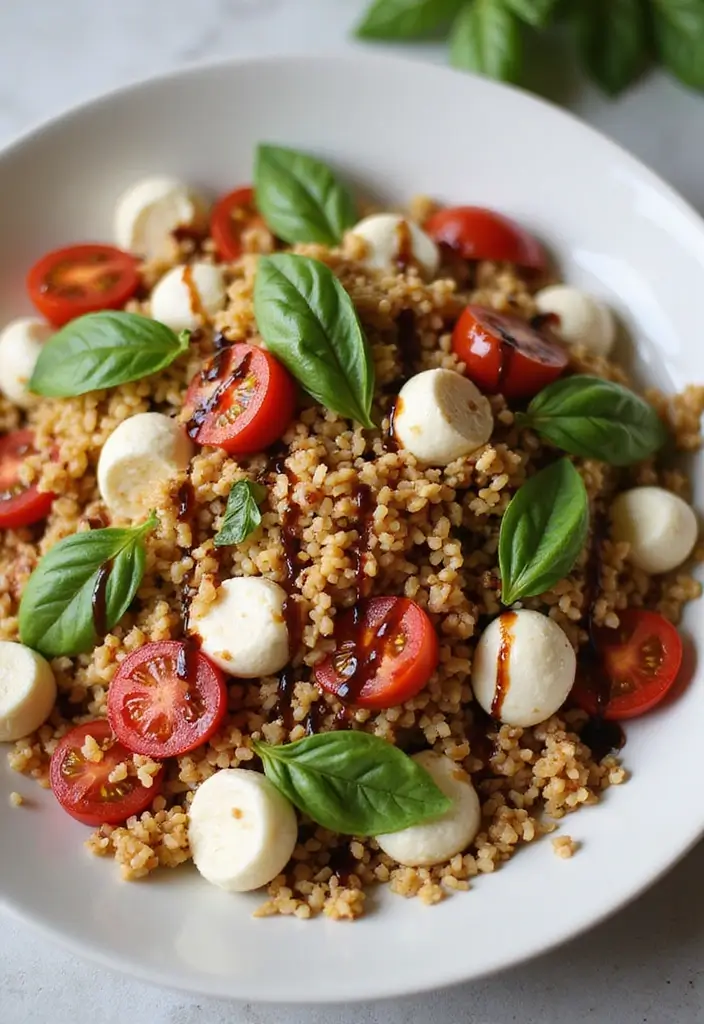 30 Zesty Italian Pasta Salad Recipes That Always Impress 7 30 Zesty Italian Pasta Salad Recipes That Always Impress - 7. Caprese Orzo Salad