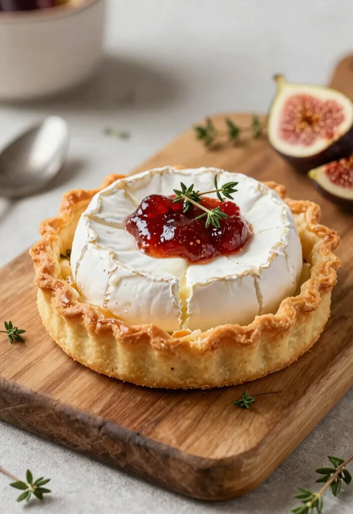 10 Brie Dessert Recipes for Sweet and Creamy Indulgence - 4. Sweet Brie and Fig Tart 1