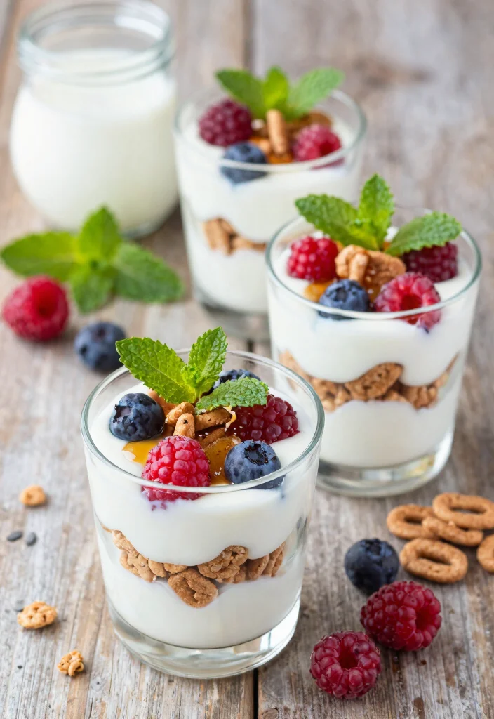 10 Cheerio Dessert Recipes for Crunchy Sweet Treats - 10. Cheerio Yogurt Parfaits 1