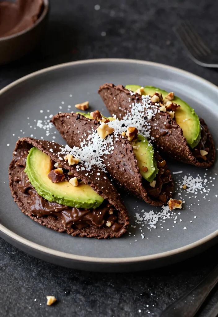 10 Dessert Tortilla Recipes for Easy Crispy Creations - 10. Chocolate Avocado Dessert Tortilla 1