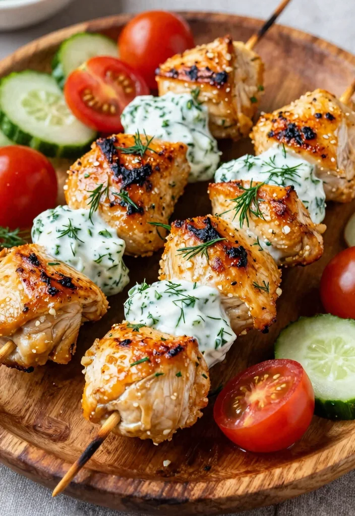 10 Dill Dinner Recipes for Light Herby Dishes 1 10 Dill Dinner Recipes for Light Herby Dishes - 1. Creamy Dill Chicken Skewers 1