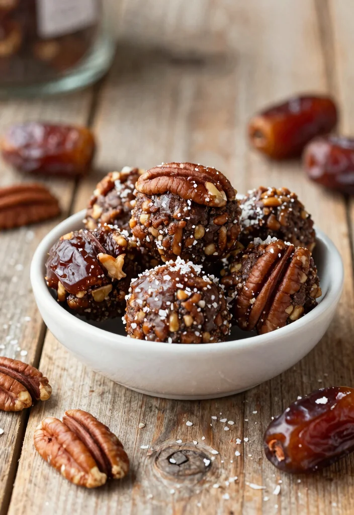 10 Easy Christmas Dessert Recipes Everyone Can Make - 6. Pecan Pie Energy Bites 1