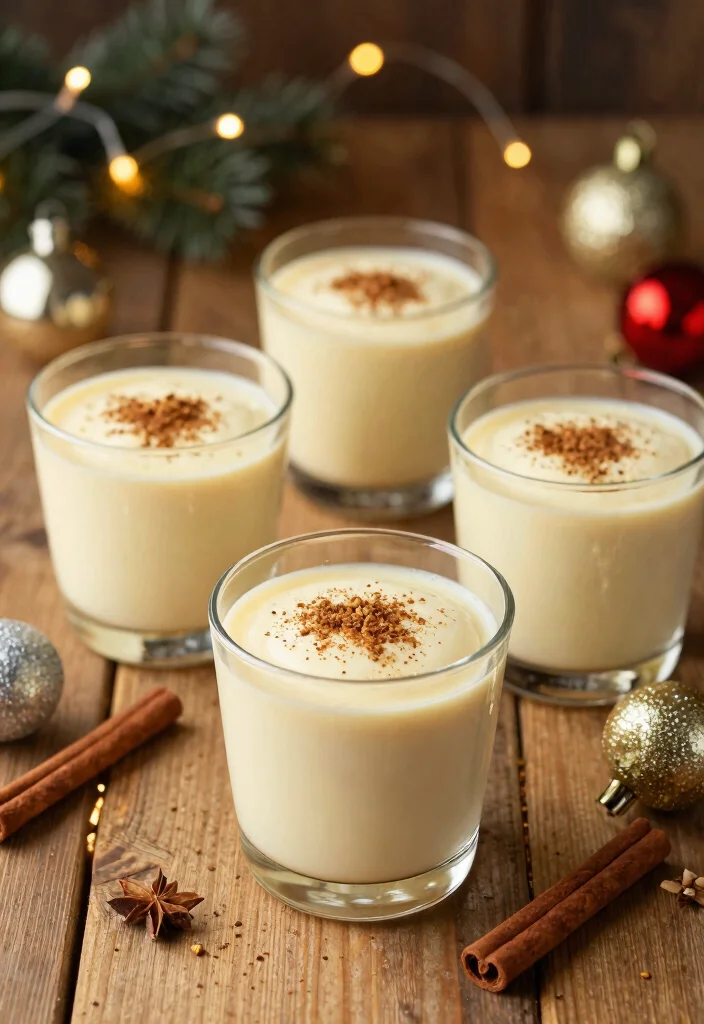 10 Easy Christmas Dessert Recipes Everyone Can Make - 9. Eggnog Pudding Cups 1