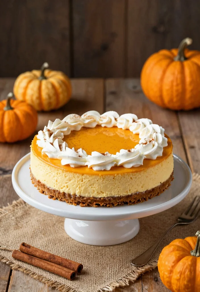 10 Easy Thanksgiving Dessert Recipes for Stress-Free Hosting - 1. No-Bake Pumpkin Cheesecake 1