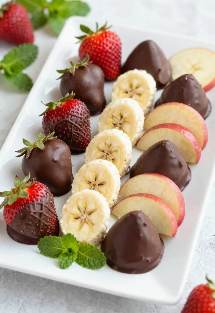 10 Easy Thanksgiving Dessert Recipes for Stress-Free Hosting - 10. Chocolate-Dipped Fruit 1