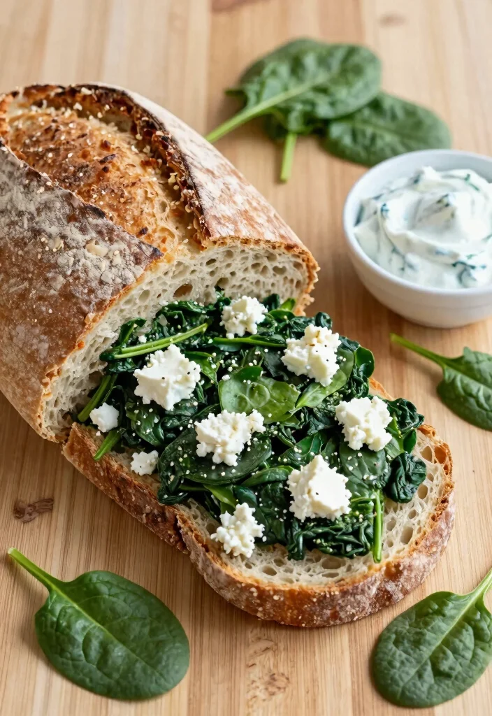 10 Keto Bread Maker Recipes for Easy Low Carb Loaves - 9. Spinach and Feta Bread 1
