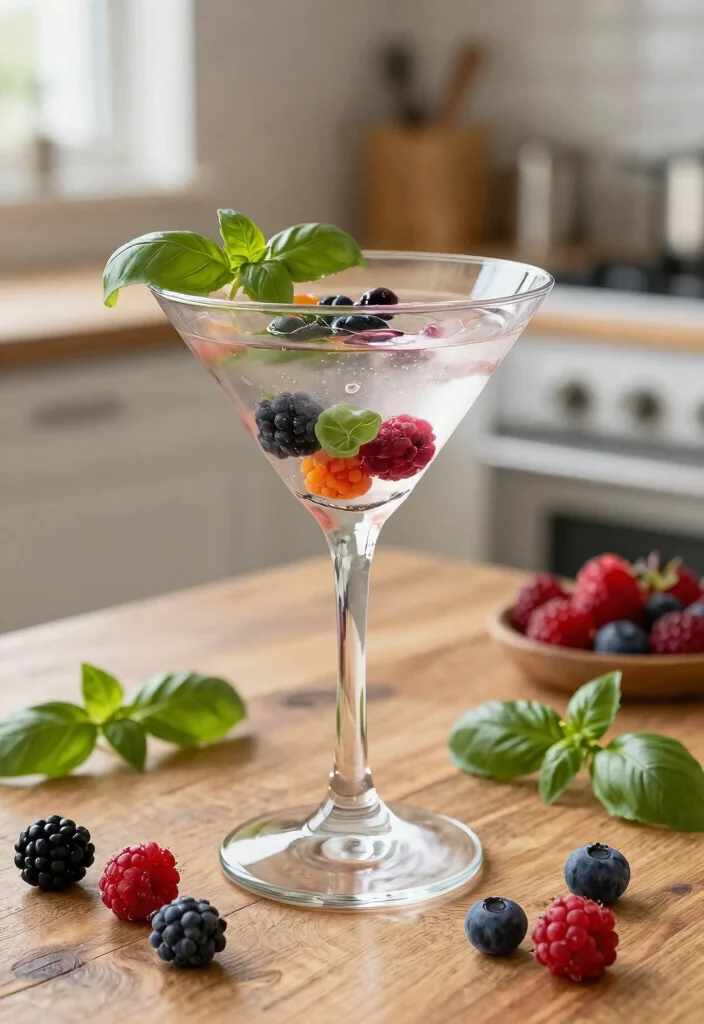 10 Keto Martini Recipes for Low Carb Cocktails 34 10 Keto Martini Recipes for Low Carb Cocktails - 4. Berry Basil Keto Martini 1