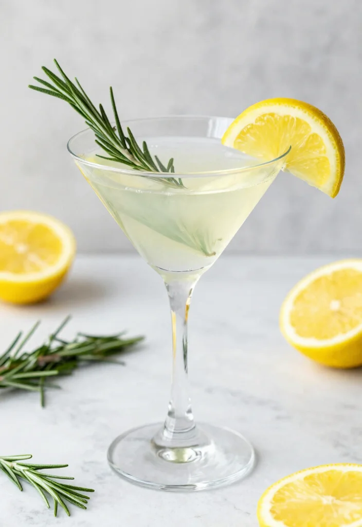 10 Keto Martini Recipes for Low Carb Cocktails 56 10 Keto Martini Recipes for Low Carb Cocktails - 6. Lemon Rosemary Keto Martini 1