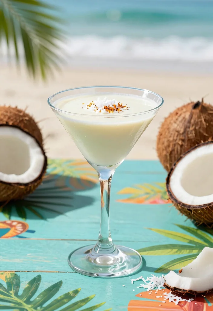 10 Keto Martini Recipes for Low Carb Cocktails 67 10 Keto Martini Recipes for Low Carb Cocktails - 7. Tropical Coconut Keto Martini 1