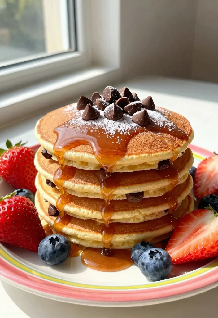 10 Keto Recipes Using Lilys Chocolate Chips for Sweet Treats 4. Sugar Free Chocolate Chip Pancakes 0