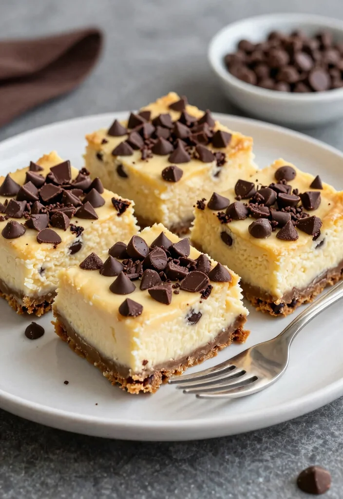 10 Keto Recipes Using Lilys Chocolate Chips for Sweet Treats 7. Keto Chocolate Chip Cheesecake Bars 0