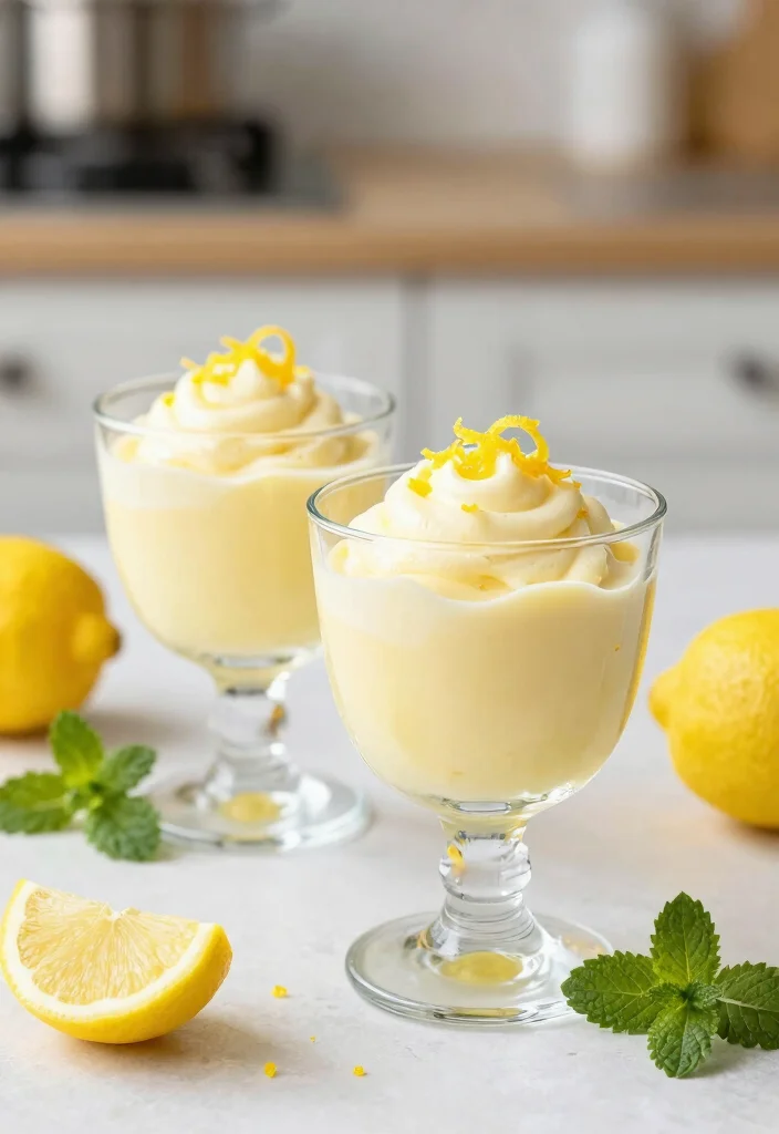 10 Lazy Dessert Recipes for Effortless Sweet Fixes - 5. Easy Lemon Mousse 1