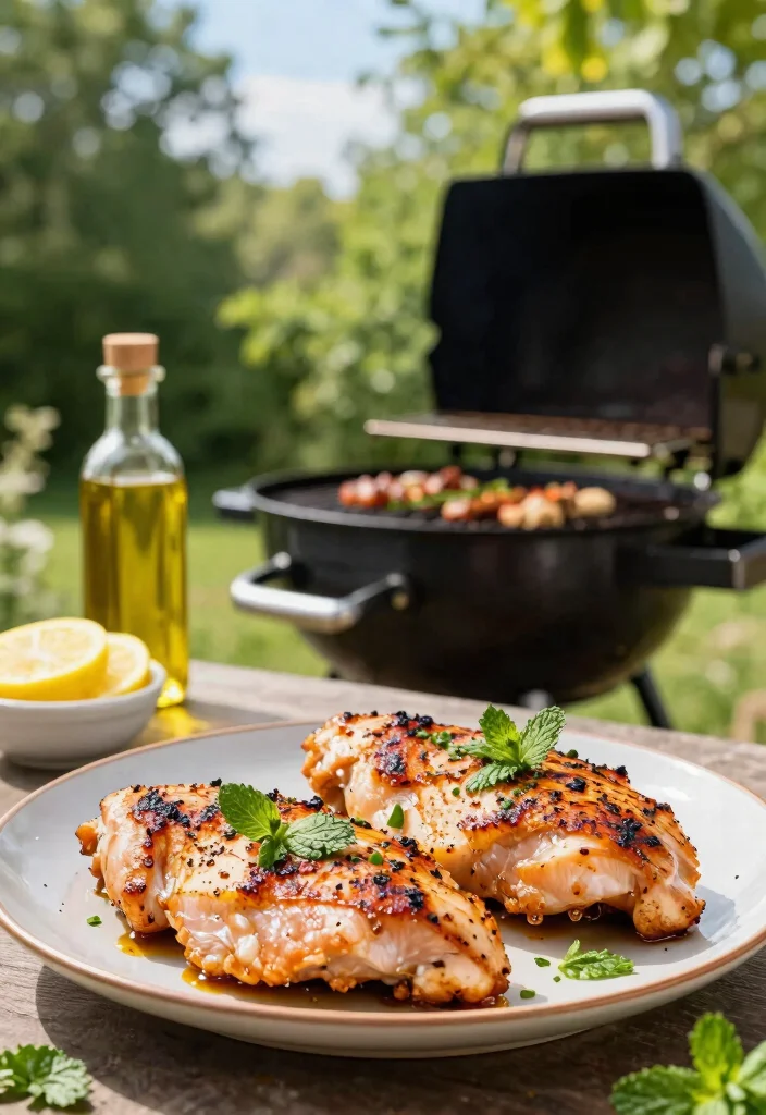 10 Mint Dinner Recipes for Fresh Bright Flavor - 1. Minty Lemon Grilled Chicken 1