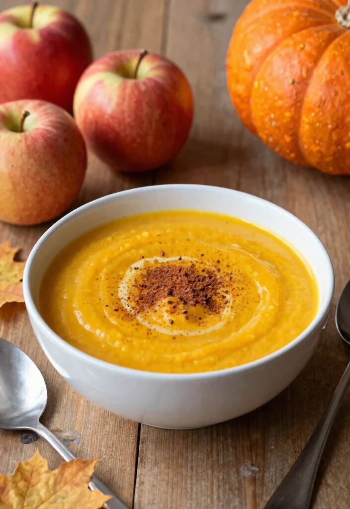 10 Raw Vegan Soup Recipes for Fresh No Cook Bowls 78 10 Raw Vegan Soup Recipes for Fresh No Cook Bowls - 8. Spiced Pumpkin & Apple Soup 1