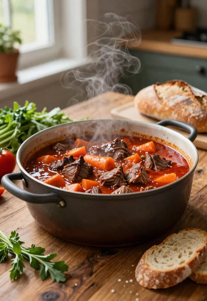 10 Red Wine Dinner Recipes for Rich Savory Flavor 12 10 Red Wine Dinner Recipes for Rich Savory Flavor - 2. Beef Bourguignon: Hearty and Luxurious 1