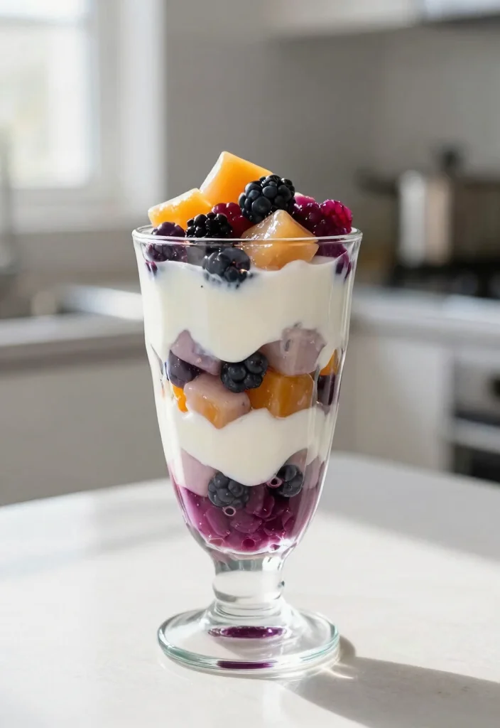 10 Yam Dessert Recipes for Naturally Sweet Comfort Treats - 10. Yam and Berry Parfait 1