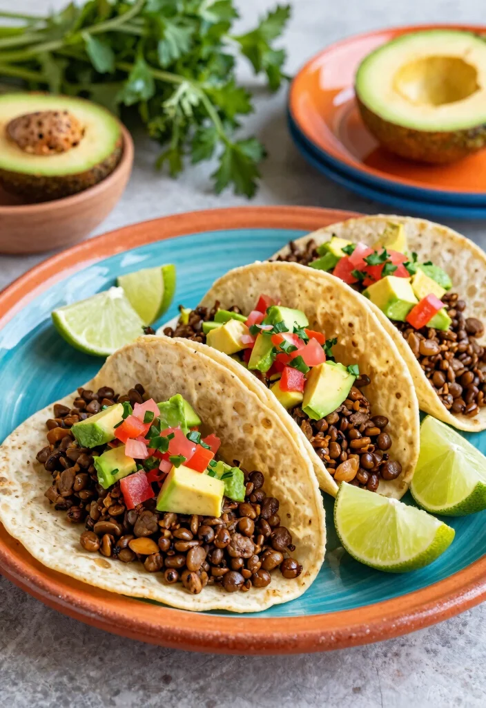 12 Cheap Vegan Recipes for Budget Friendly Meals - 3. Lentil Tacos 1