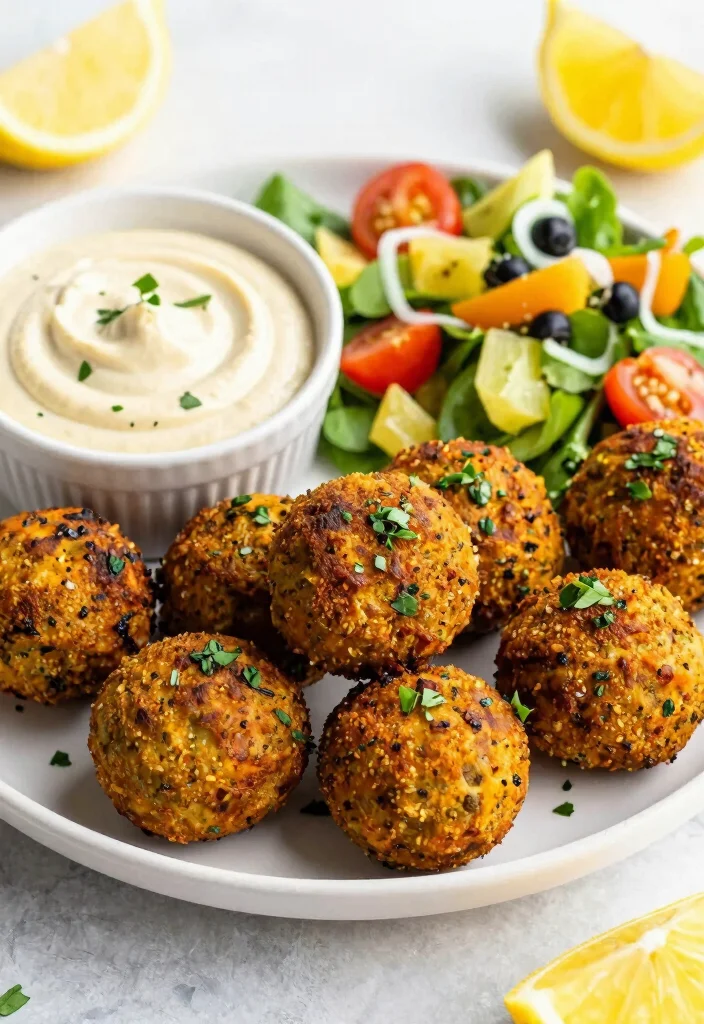 12 Cheap Vegan Recipes for Budget Friendly Meals - 8. Baked Falafel 1