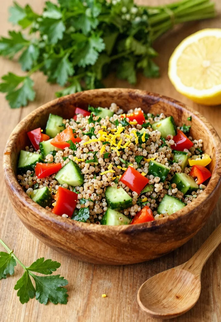 12 Dinner Side Recipes to Complete Any Meal - 1. Herbed Quinoa Salad 1