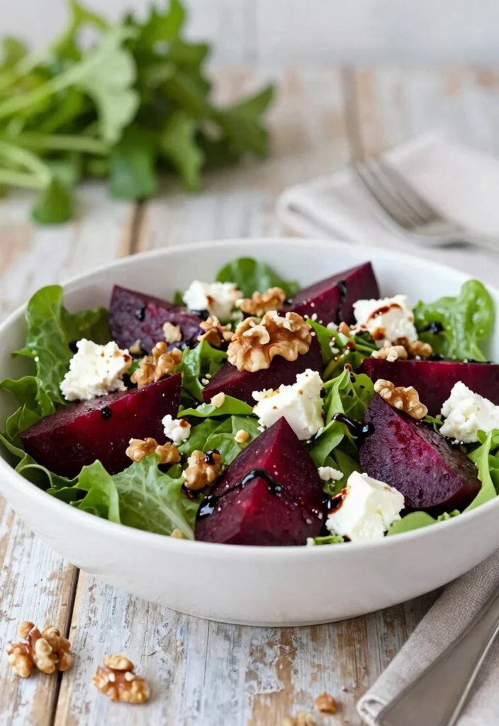 12 Dinner Side Recipes to Complete Any Meal - 10. Beet and Goat Cheese Salad 1