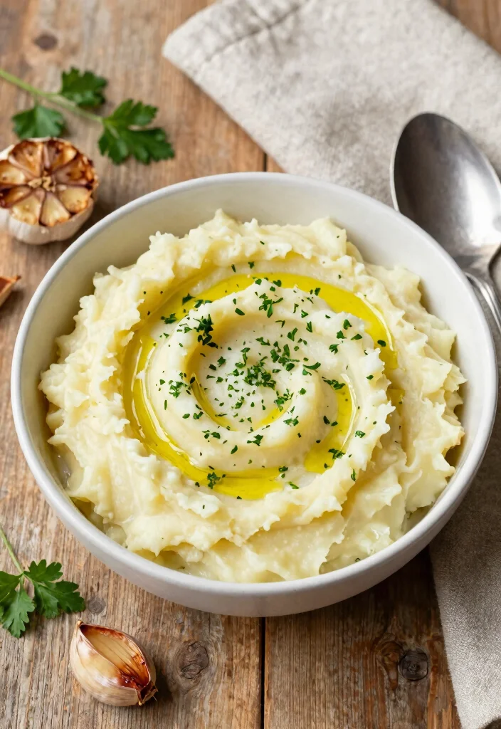 12 Dinner Side Recipes to Complete Any Meal - 2. Roasted Garlic Mashed Potatoes 1