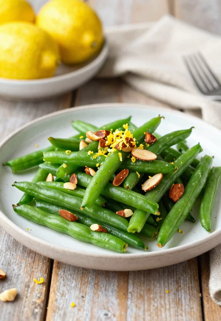 12 Dinner Side Recipes to Complete Any Meal - 3. Sautéed Green Beans with Almonds 1
