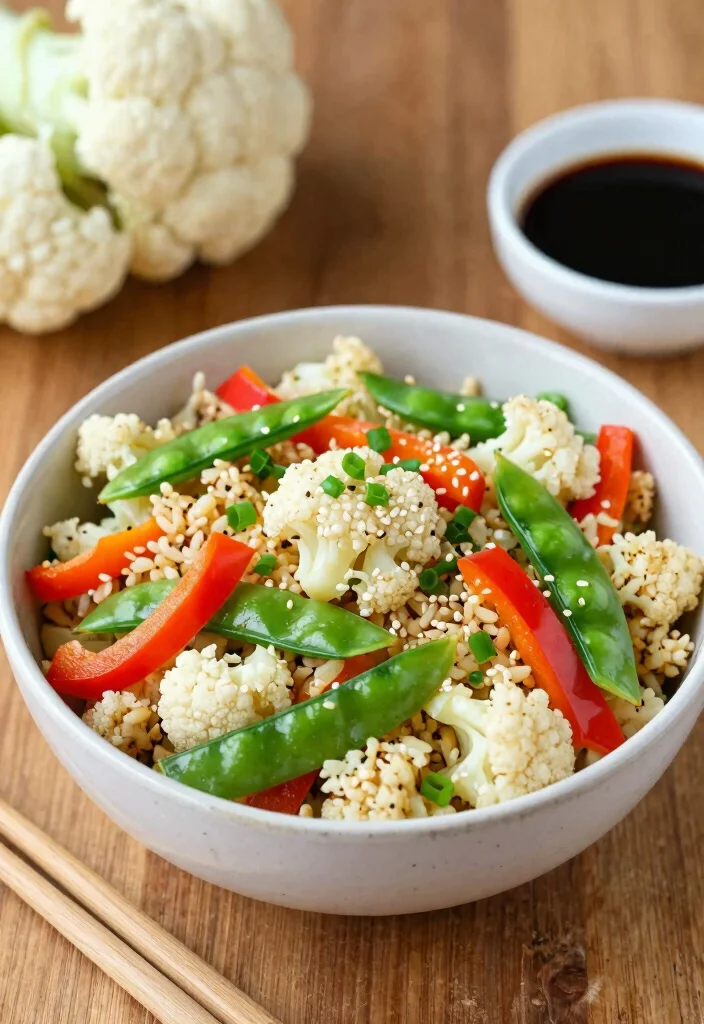 12 Dinner Side Recipes to Complete Any Meal - 6. Cauliflower Rice Stir-Fry 1