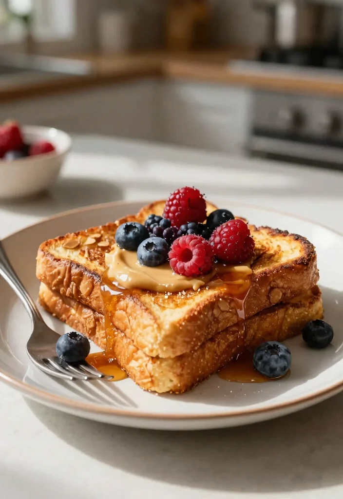 12 Healthy Almond Butter Recipes for Balanced Energy - 11. Almond Butter French Toast 1