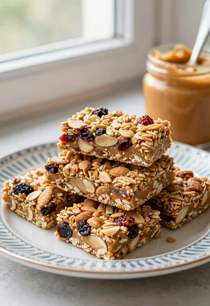 12 Healthy Almond Butter Recipes for Balanced Energy - 9. Almond Butter Granola Bars 1