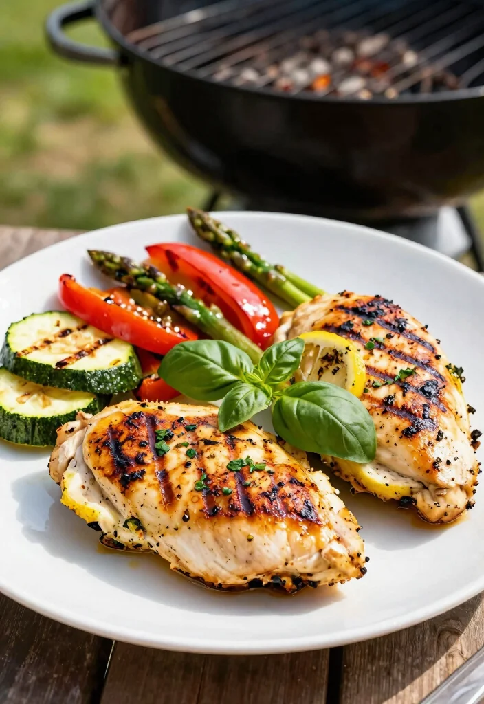12 Healthy Basil Recipes for Fresh Aromatic Dishes - 4. Basil and Lemon Grilled Chicken 1