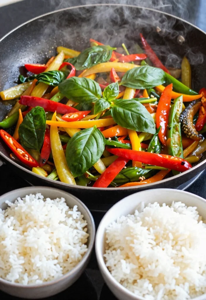 12 Healthy Basil Recipes for Fresh Aromatic Dishes - 6. Spicy Basil Stir-Fry 1