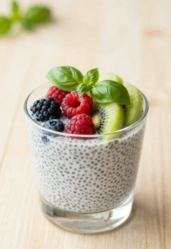 12 Healthy Basil Recipes for Fresh Aromatic Dishes - 8. Basil Chia Seed Pudding 1