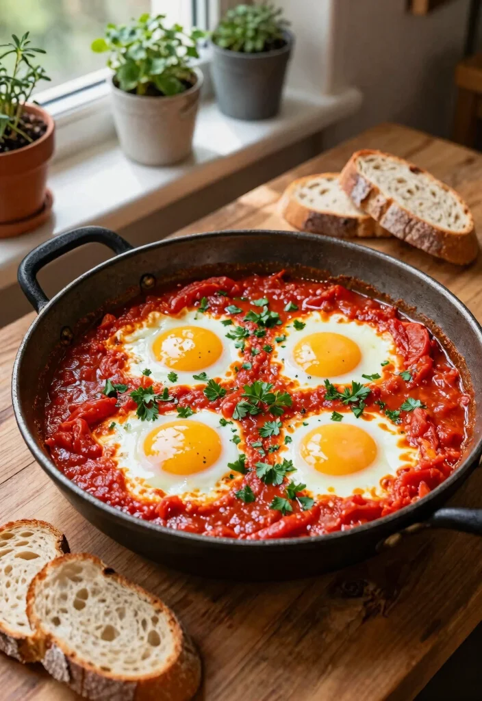 12 Healthy Egg Recipes for Protein Rich Meals - 3. Mediterranean Shakshuka 1