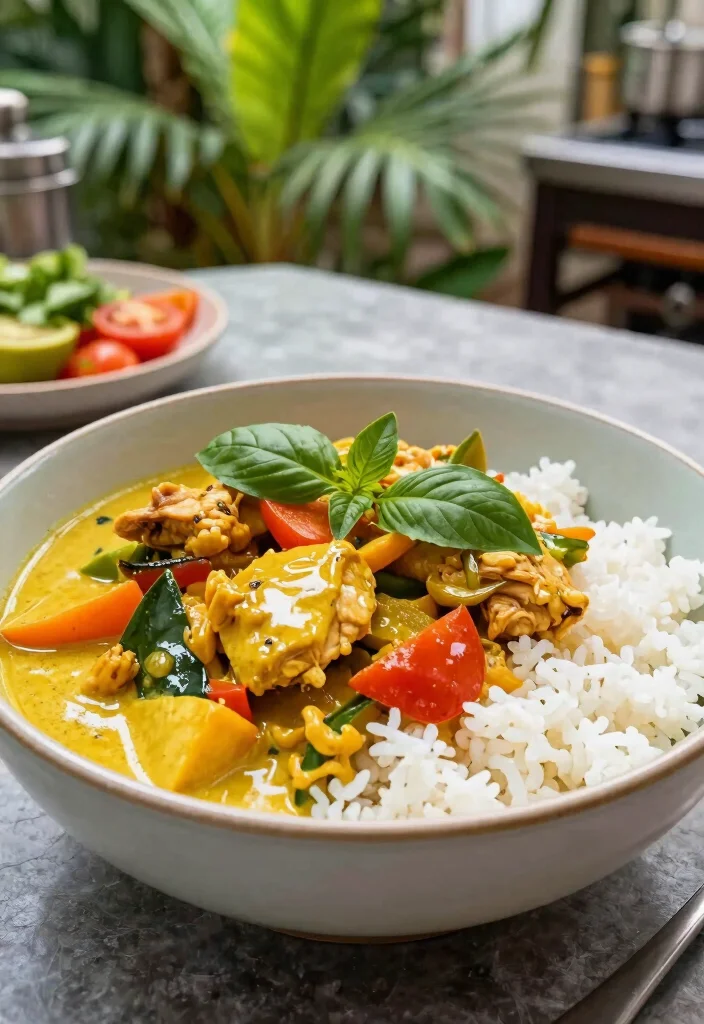 12 Healthy Low FODMAP Recipes for Gentle Digestion - 12. Thai Coconut Curry with Chicken 1