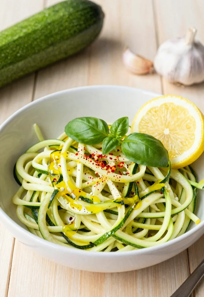 12 Healthy Low FODMAP Recipes for Gentle Digestion - 2. Zucchini Noodles with Garlic-Infused Oil 1